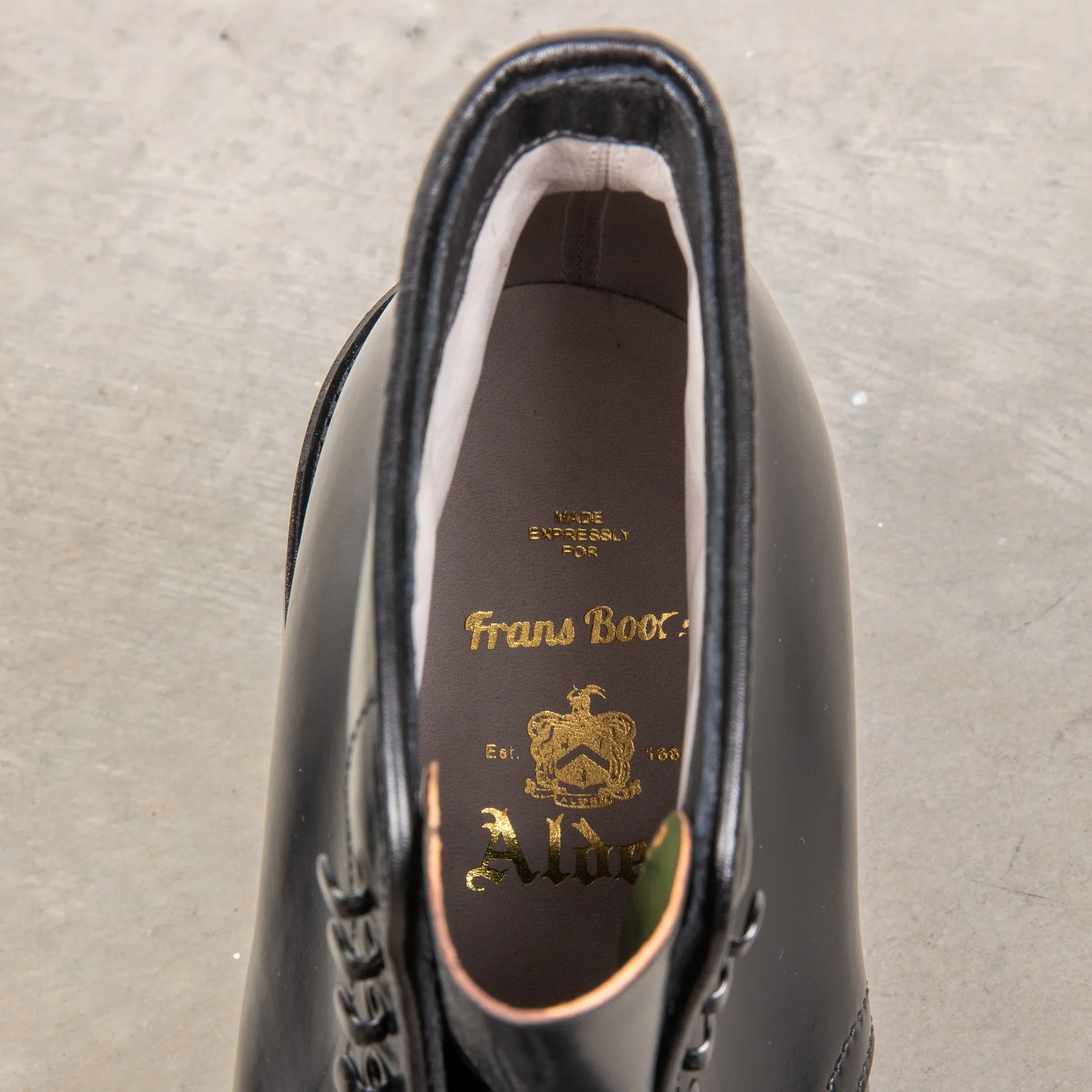 Alden Black cordovan parajumper boots
