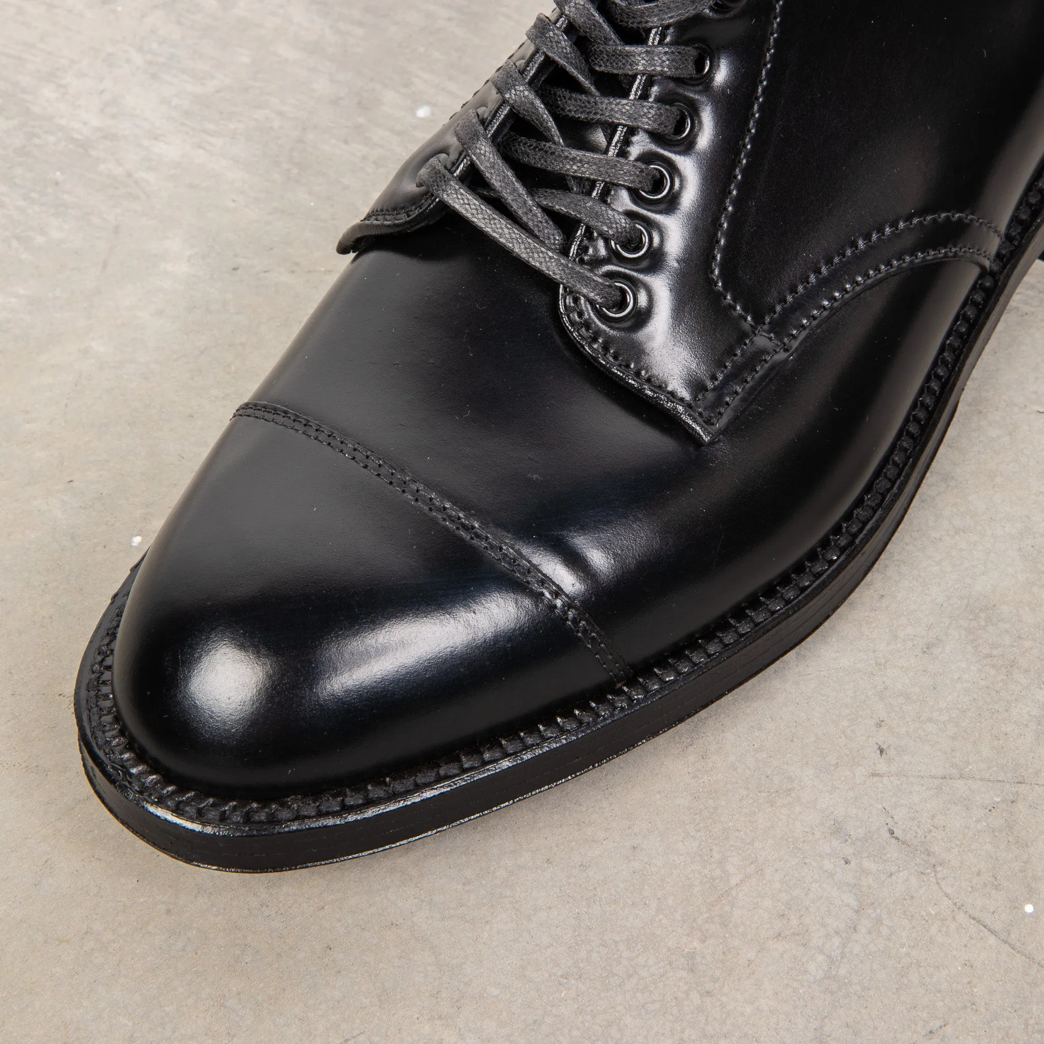 Alden Black cordovan parajumper boots