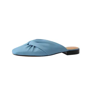 Ava Closed Toe Flat Mules