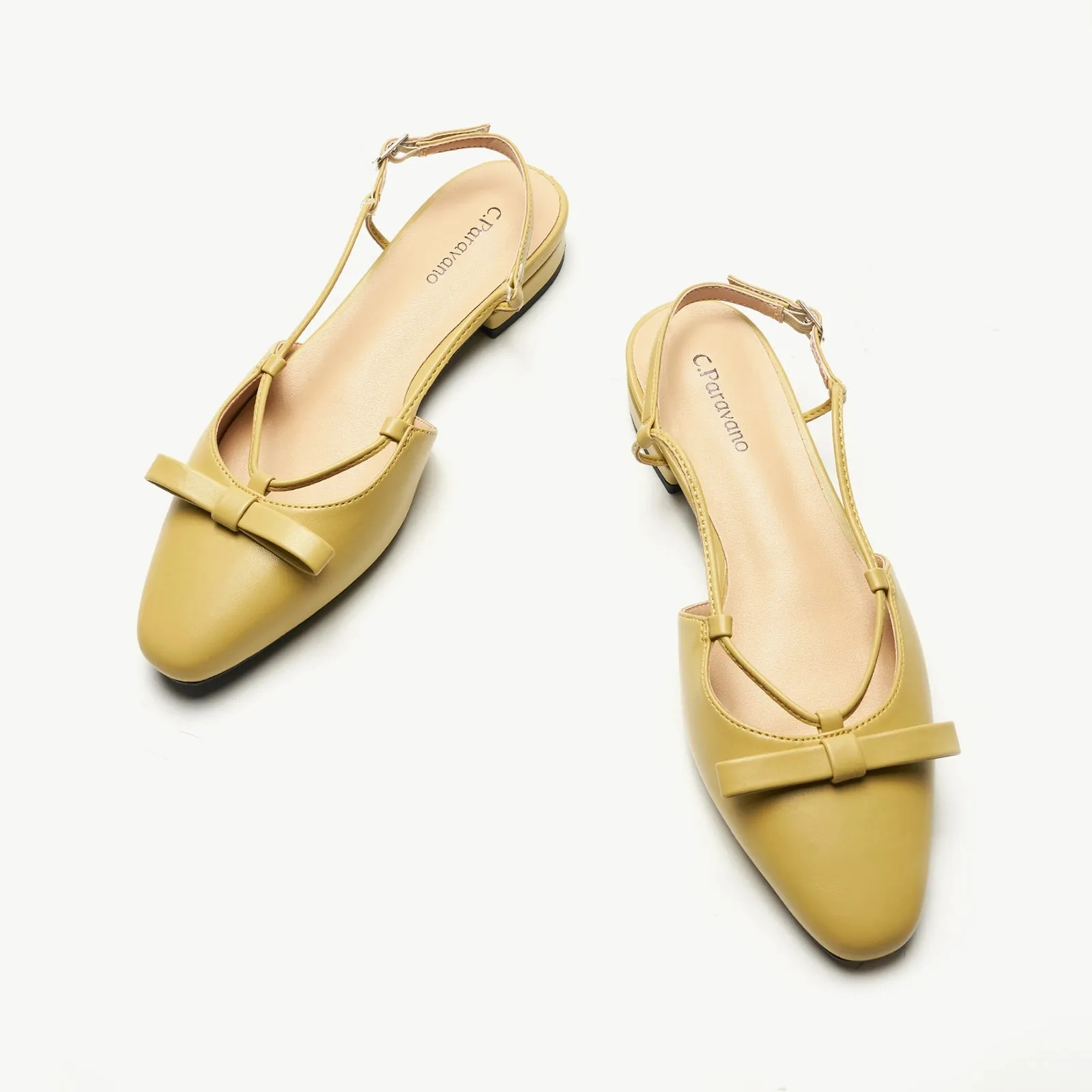 Bow Slingback Flats (Lena E)