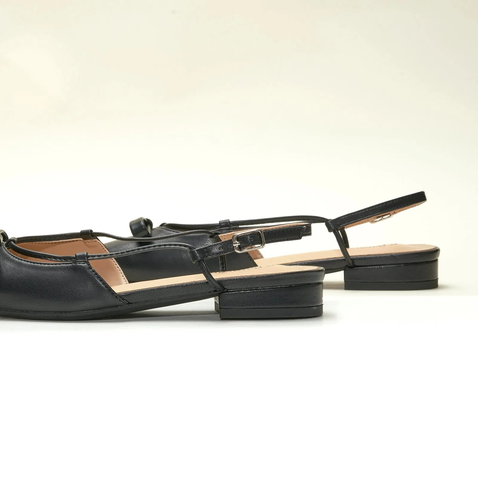 Bow Slingback Flats (Lena E)