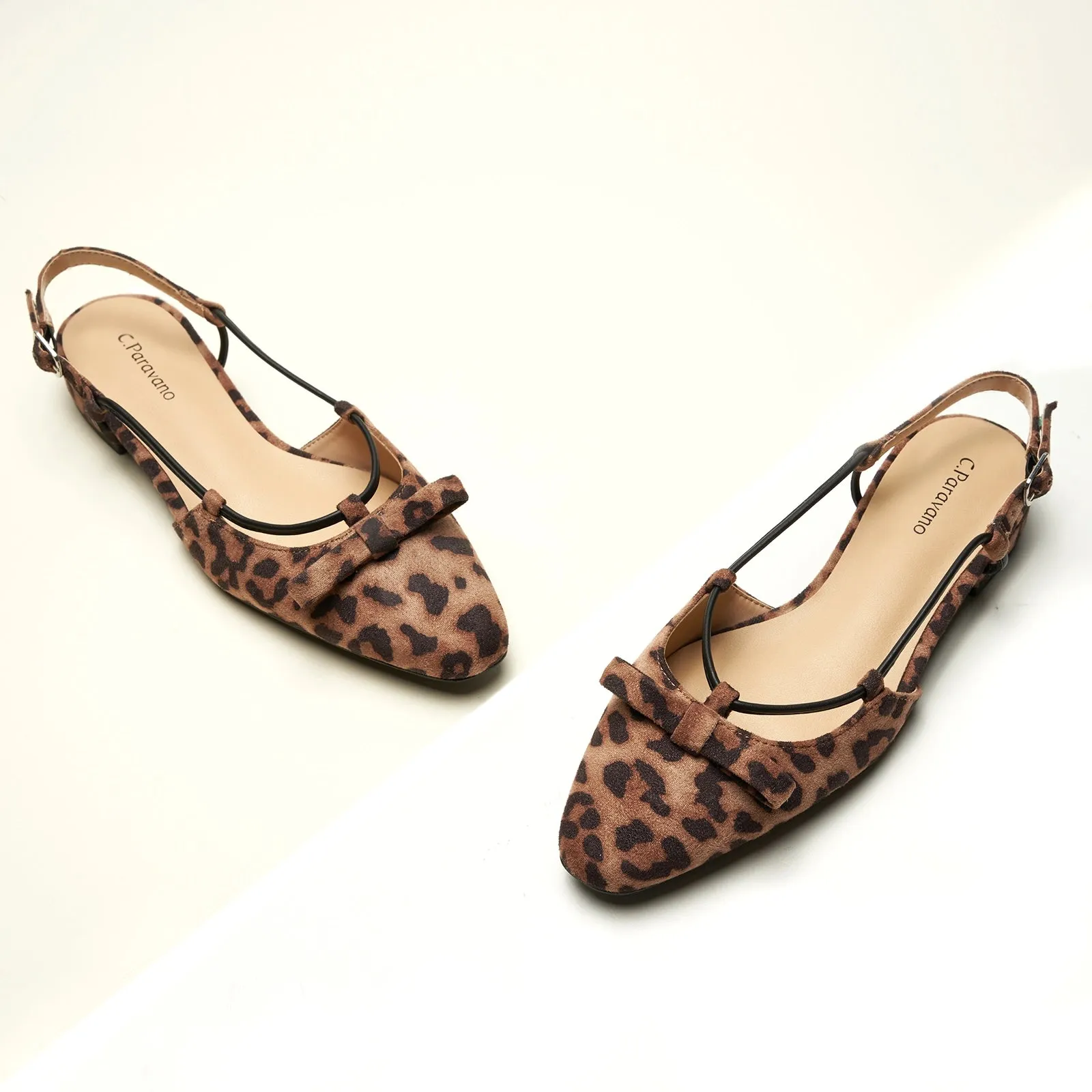 Bow Slingback Flats (Lena E)