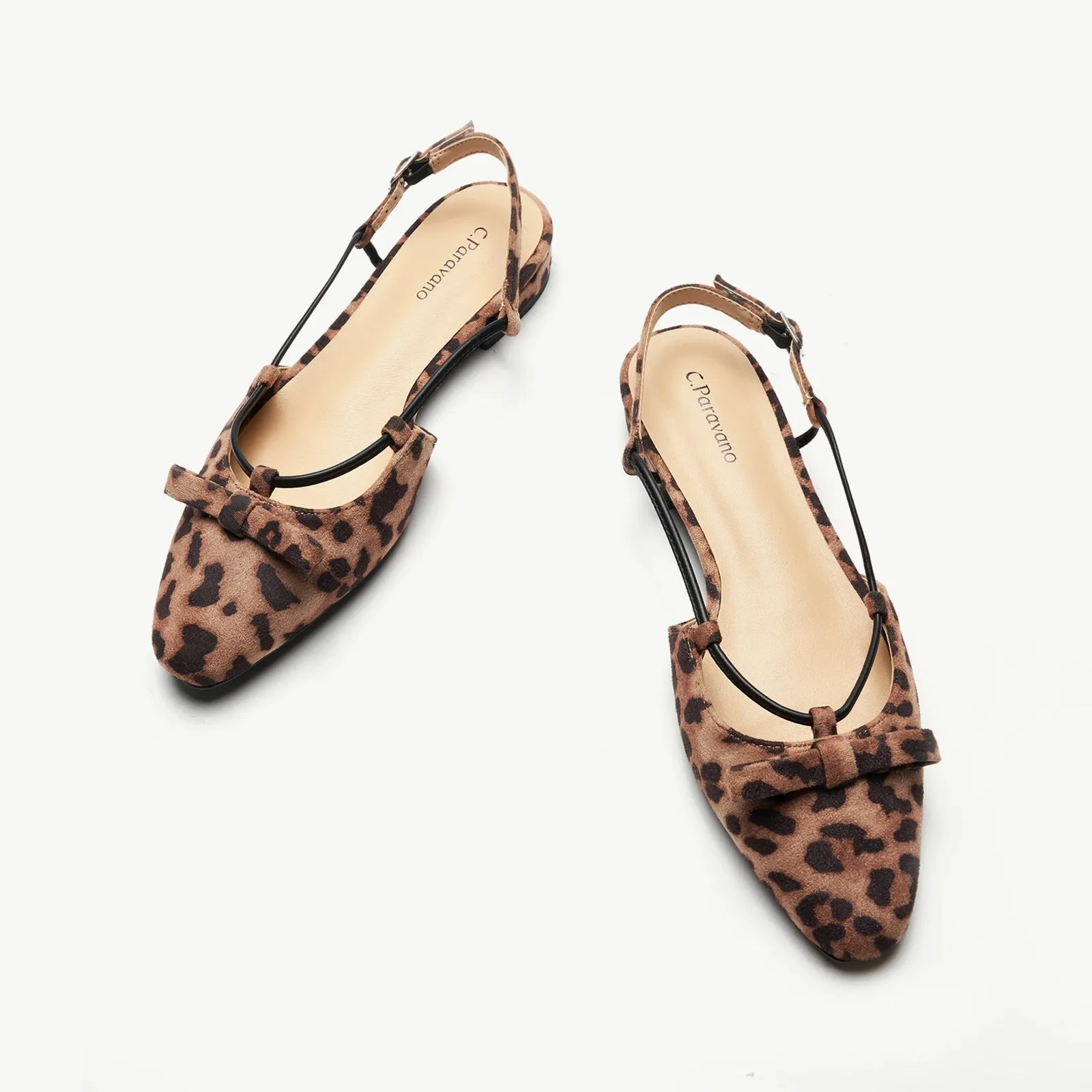 Bow Slingback Flats (Lena E)