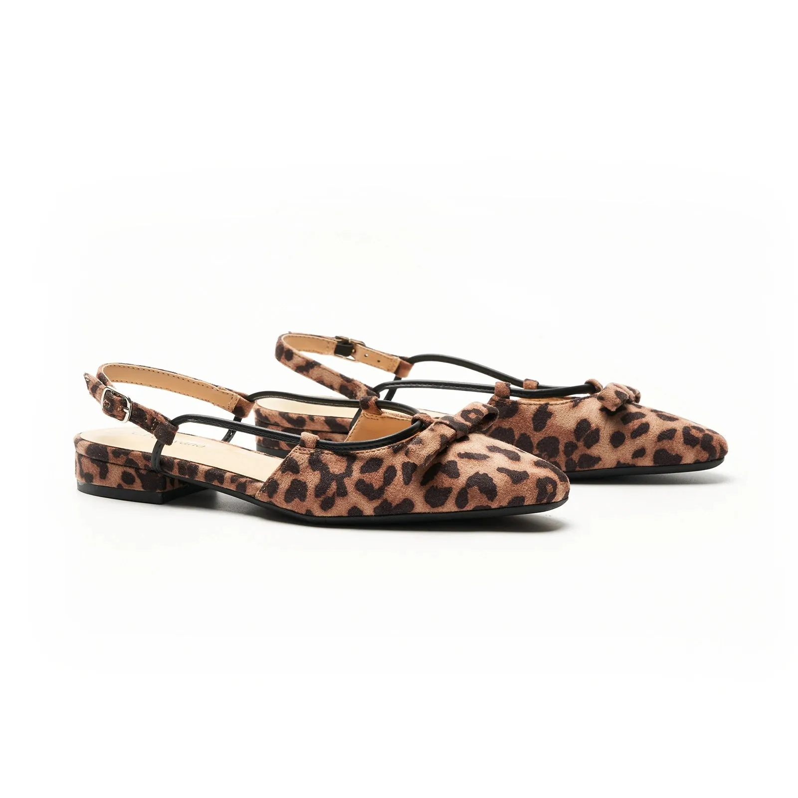 Bow Slingback Flats (Lena E)