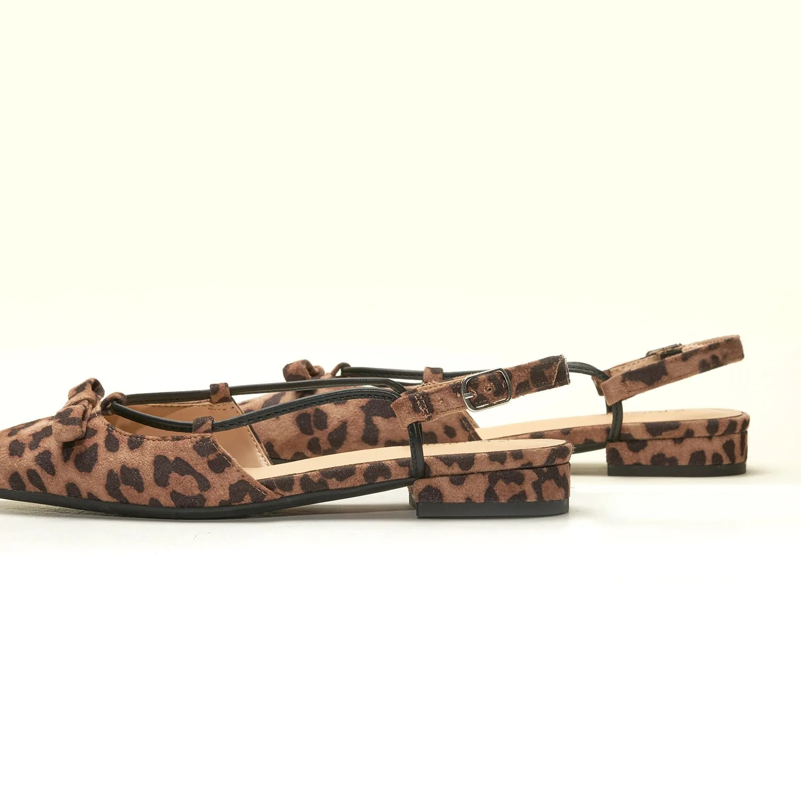 Bow Slingback Flats (Lena E)