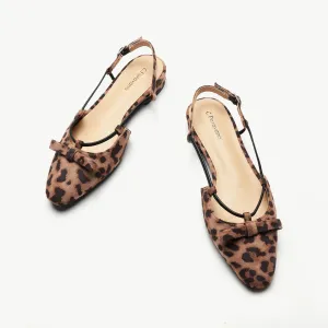 Bow Slingback Flats (Lena E)