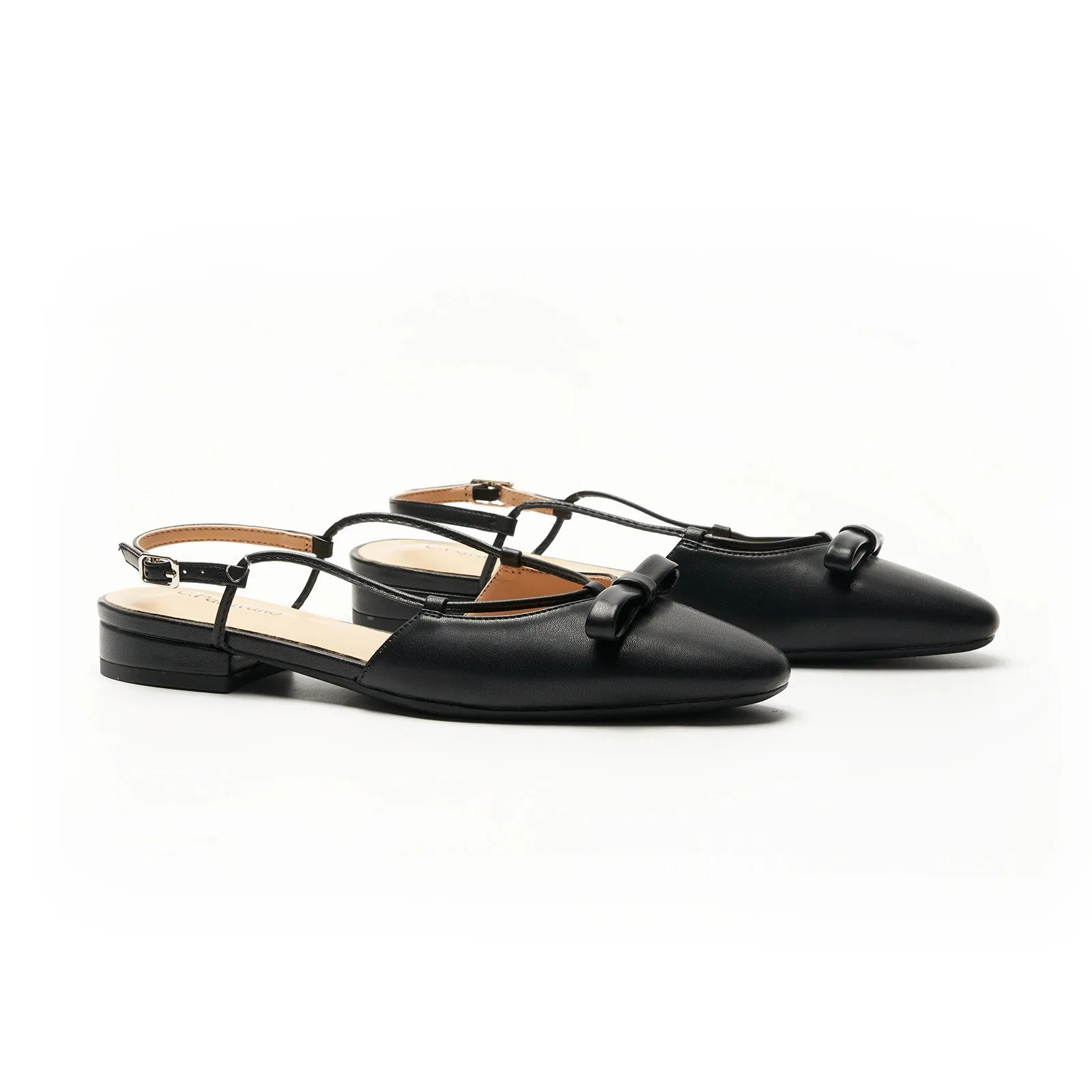 Bow Slingback Flats (Lena E)