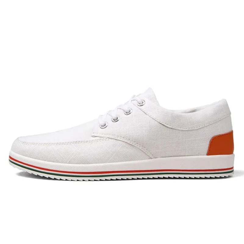 Breathable Lace Up Canvas Shoes