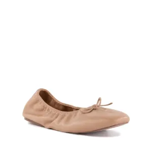 BREATHLESS LEATHER FLAT
