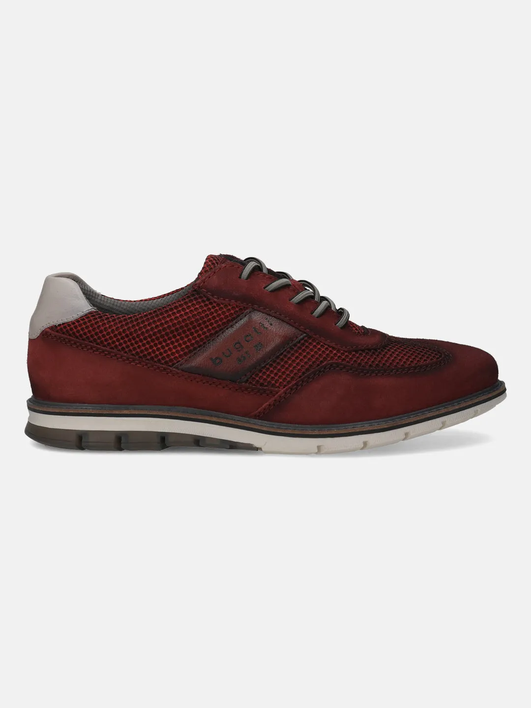 bugatti Dark Red Premium Leather Casuals shoes
