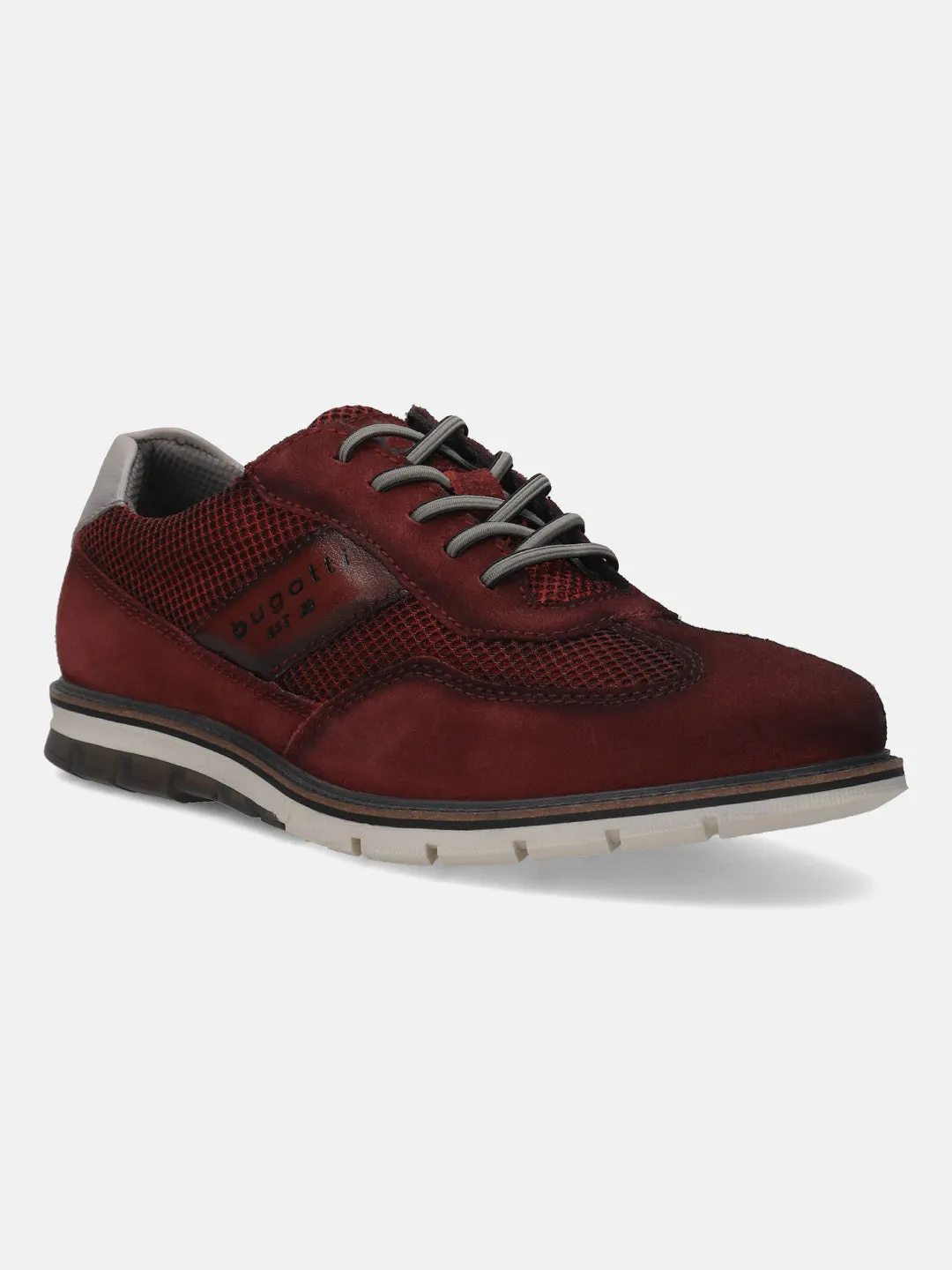 bugatti Dark Red Premium Leather Casuals shoes