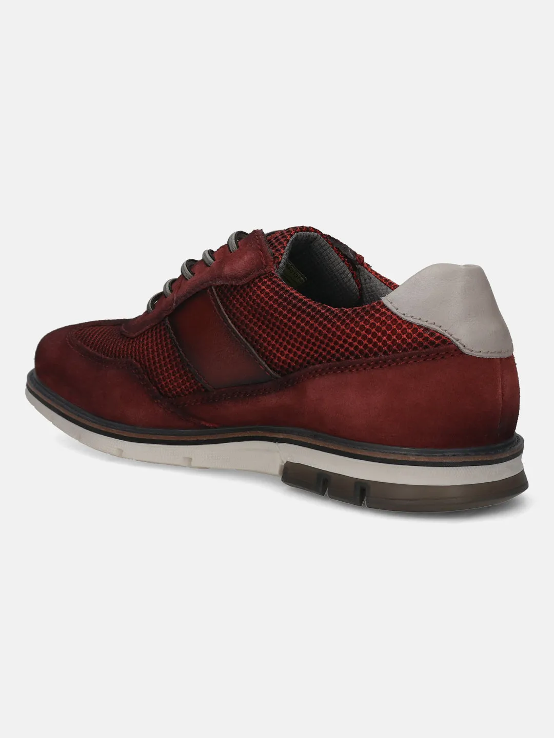 bugatti Dark Red Premium Leather Casuals shoes