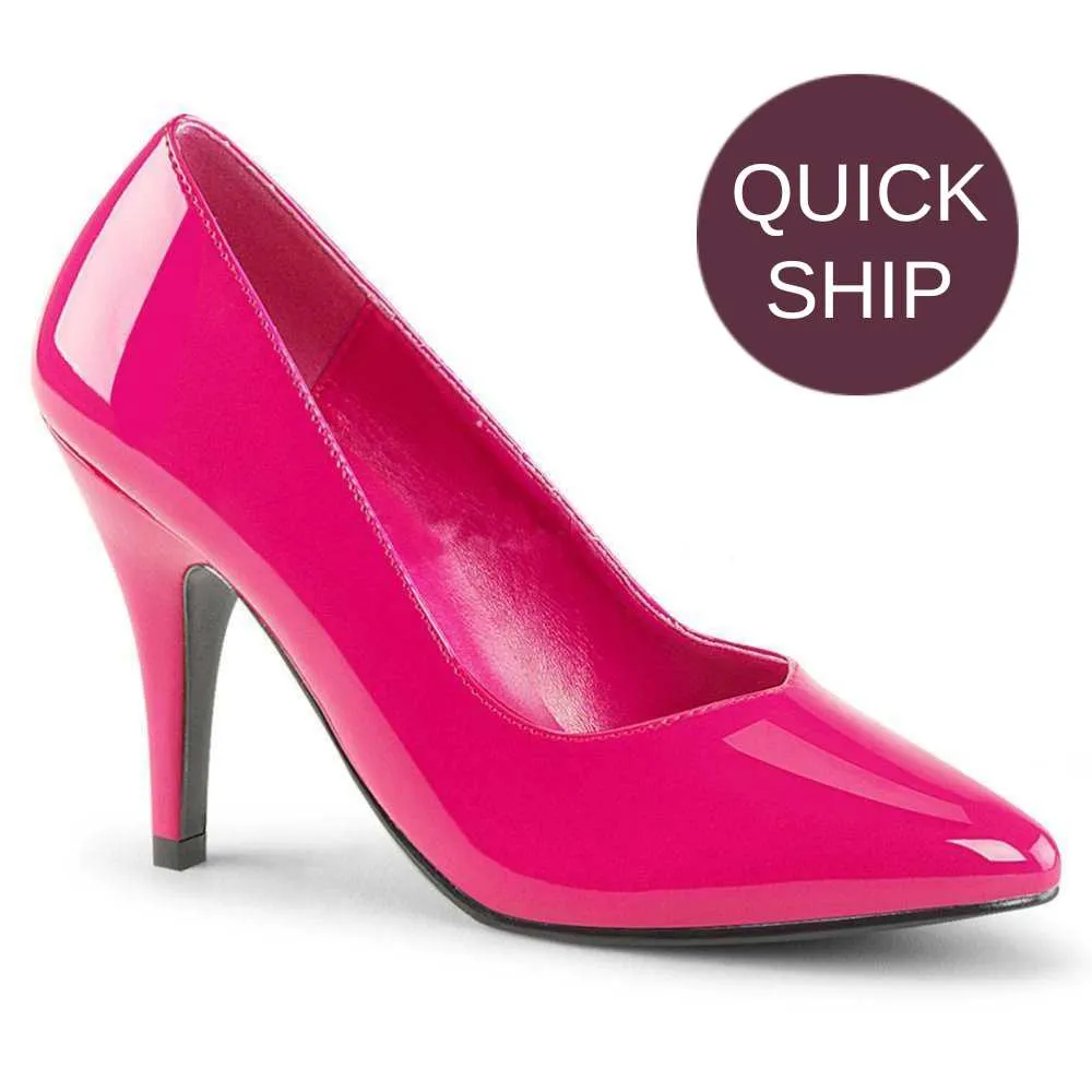 Classic V Line Pumps - Pink Patent