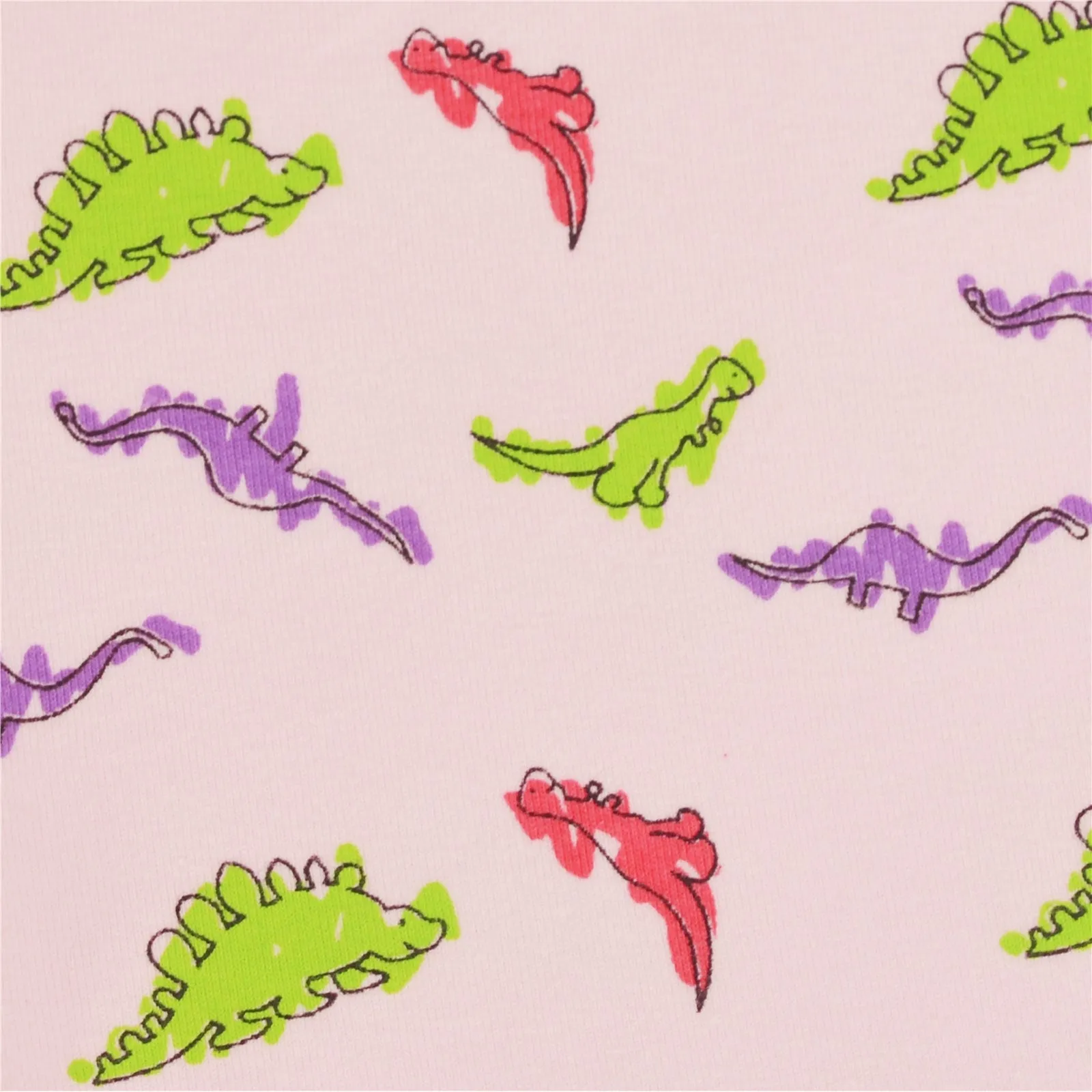 Crazy Dinosaur Light Pink Leggings