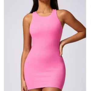 Fashionable Slim Skinny Hip Wrap Dress