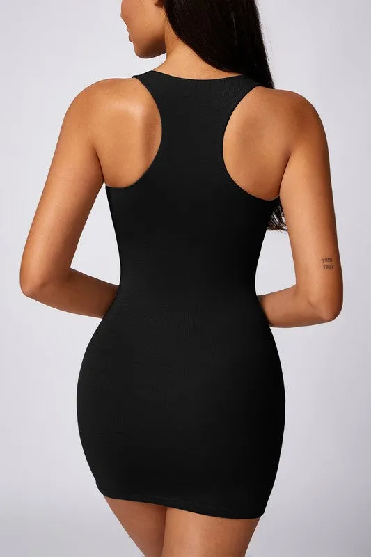 Fashionable Slim Skinny Hip Wrap Dress