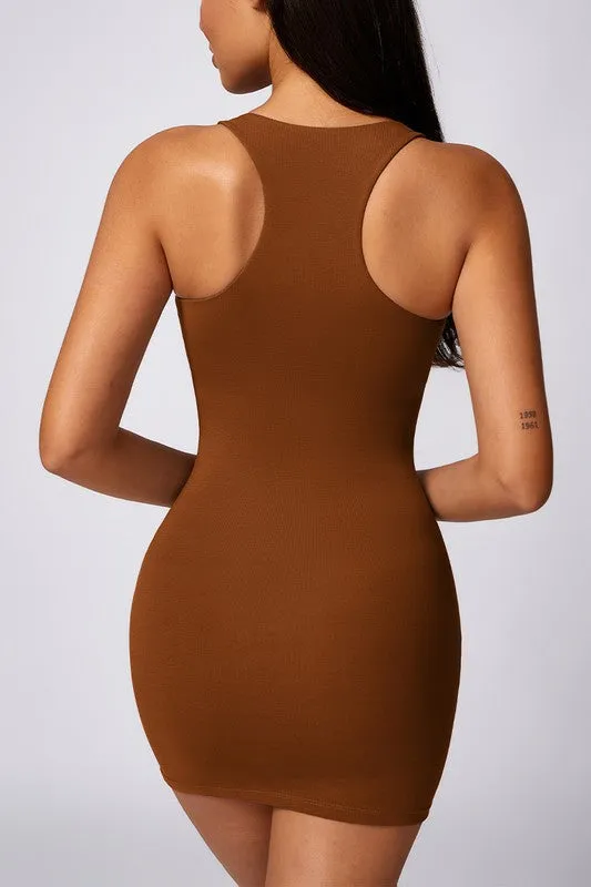 Fashionable Slim Skinny Hip Wrap Dress