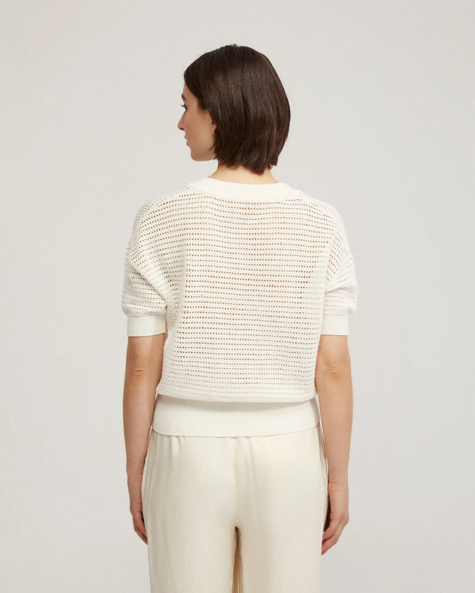 Gita Knitted Button Top