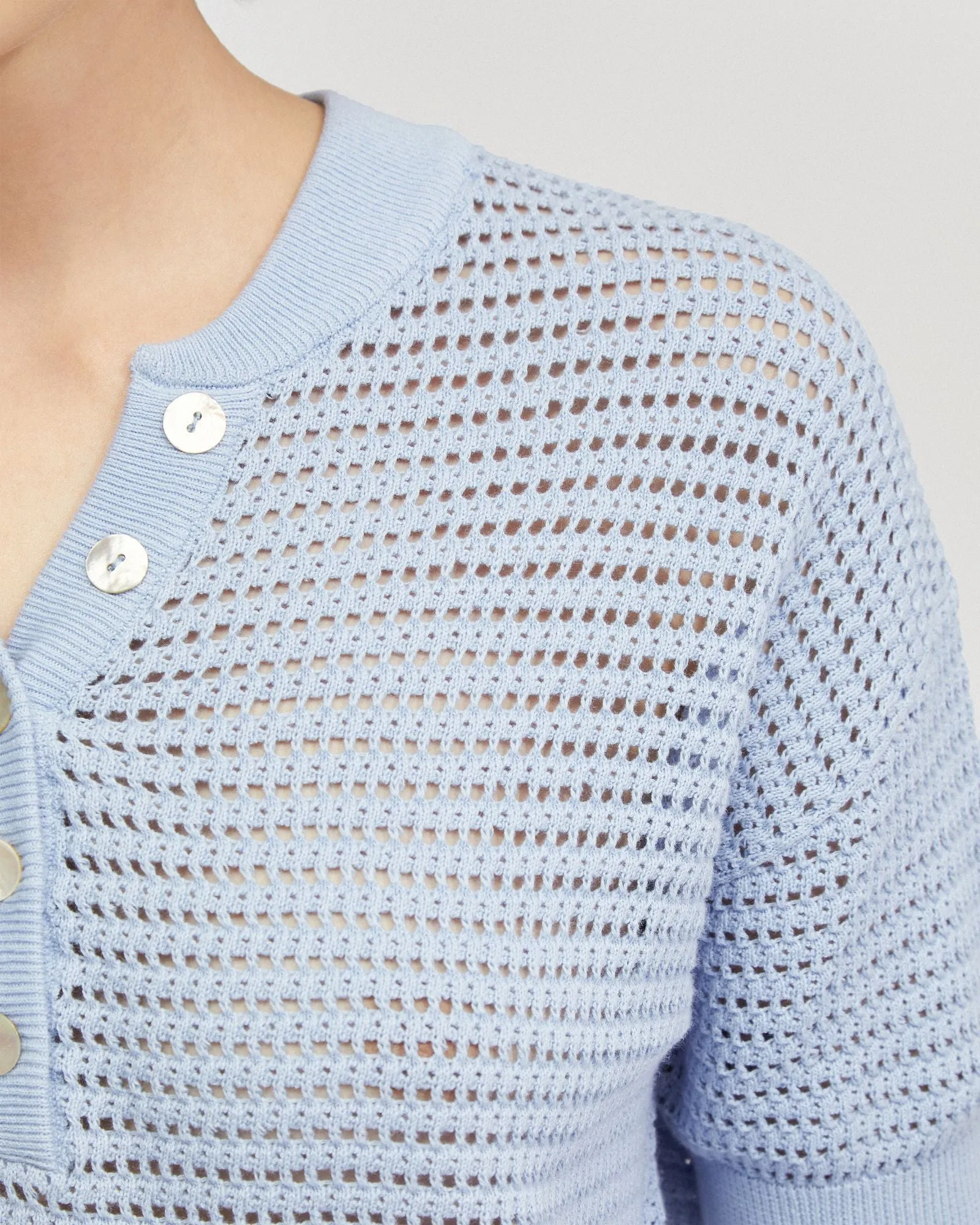 Gita Knitted Button Top