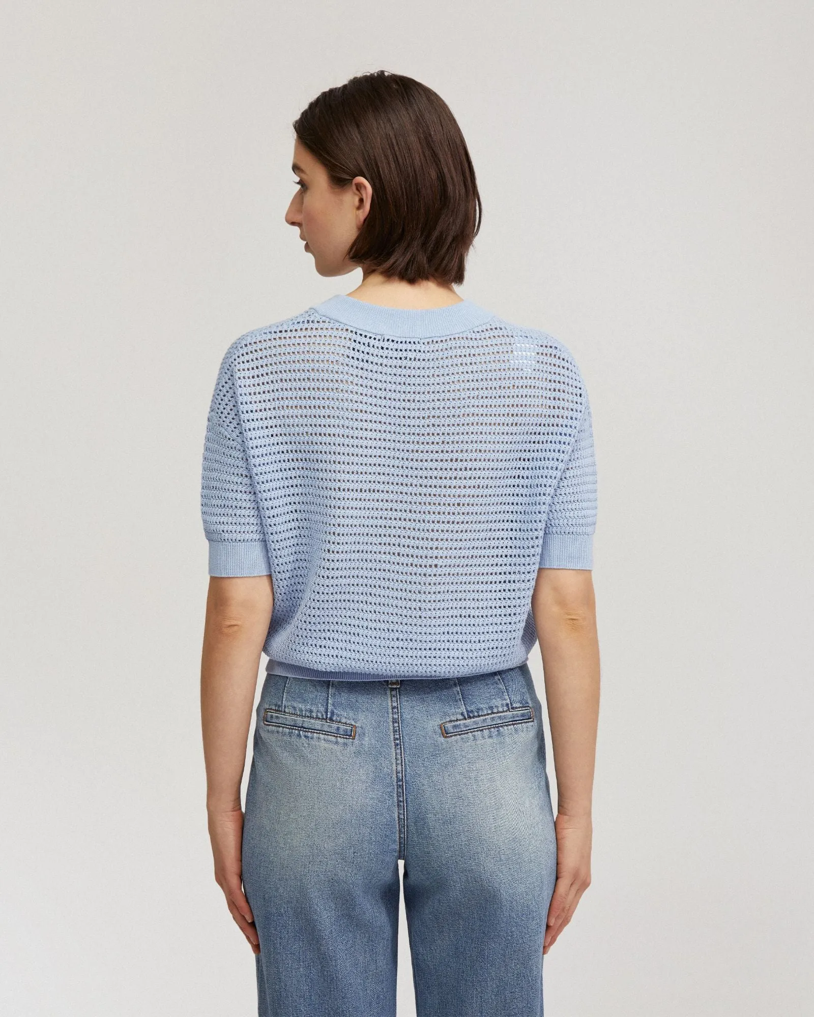 Gita Knitted Button Top