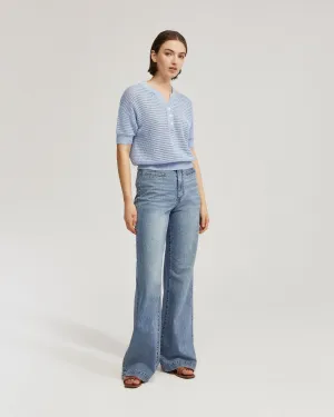 Gita Knitted Button Top