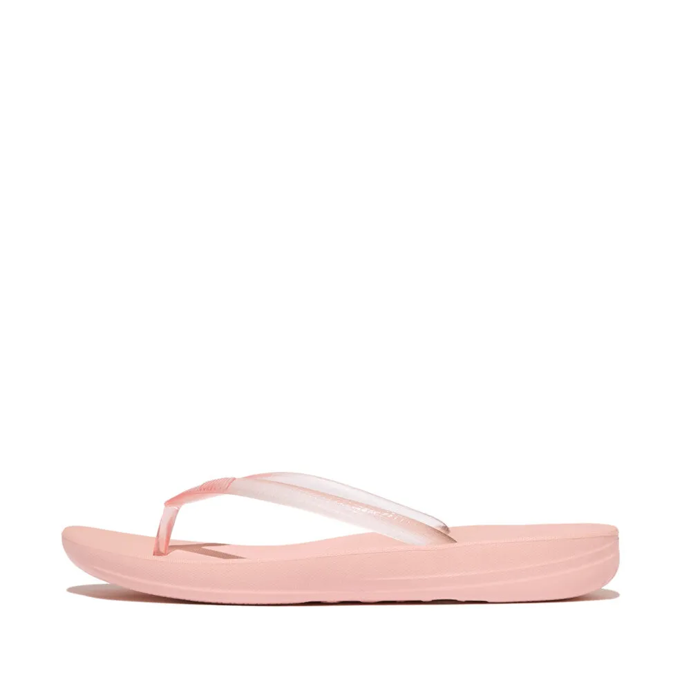 IQUSHION Ombre Transparent Ergonomic Flip-Flops