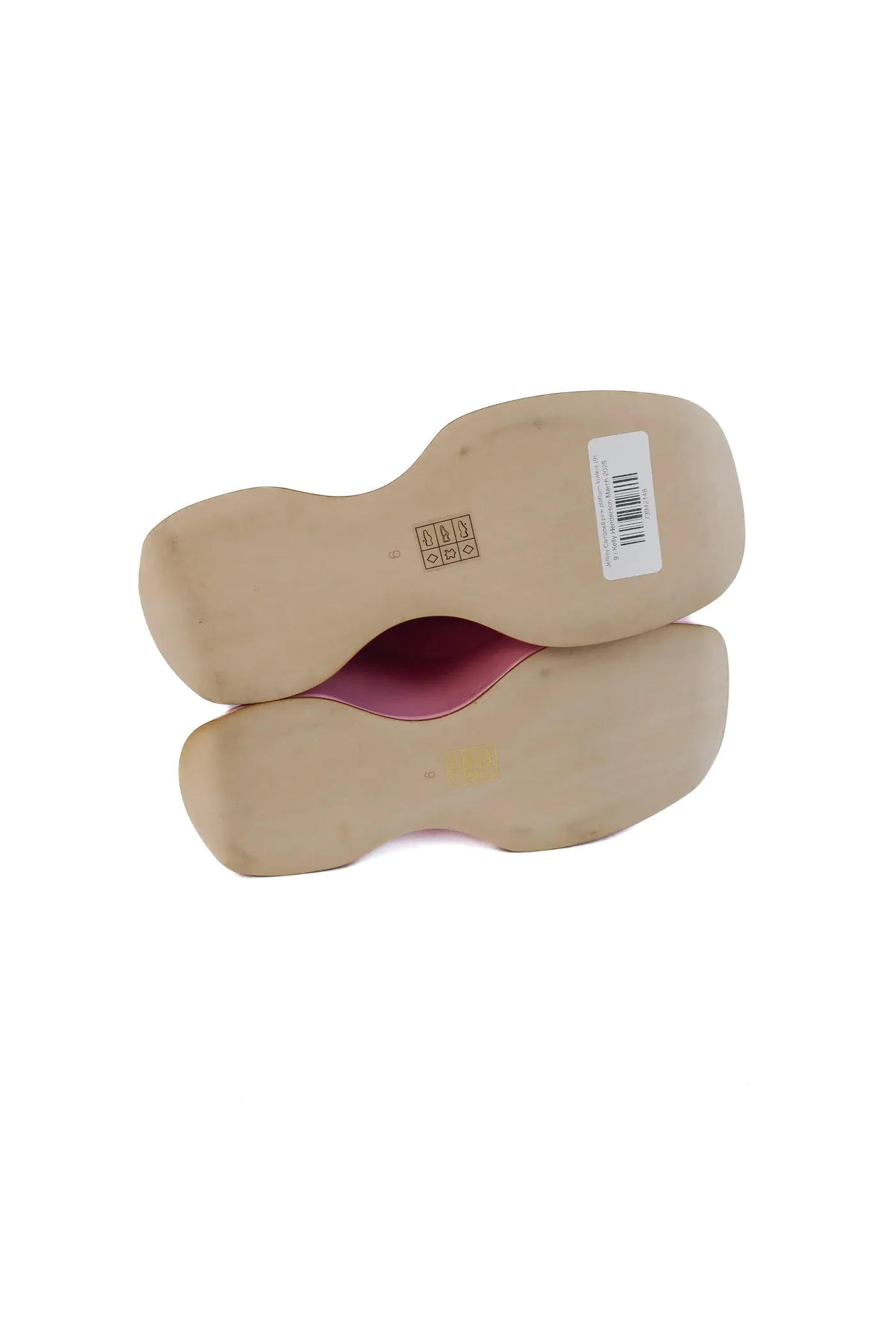 Jeffrey Campbell pink platform loafers (9; retail $188)