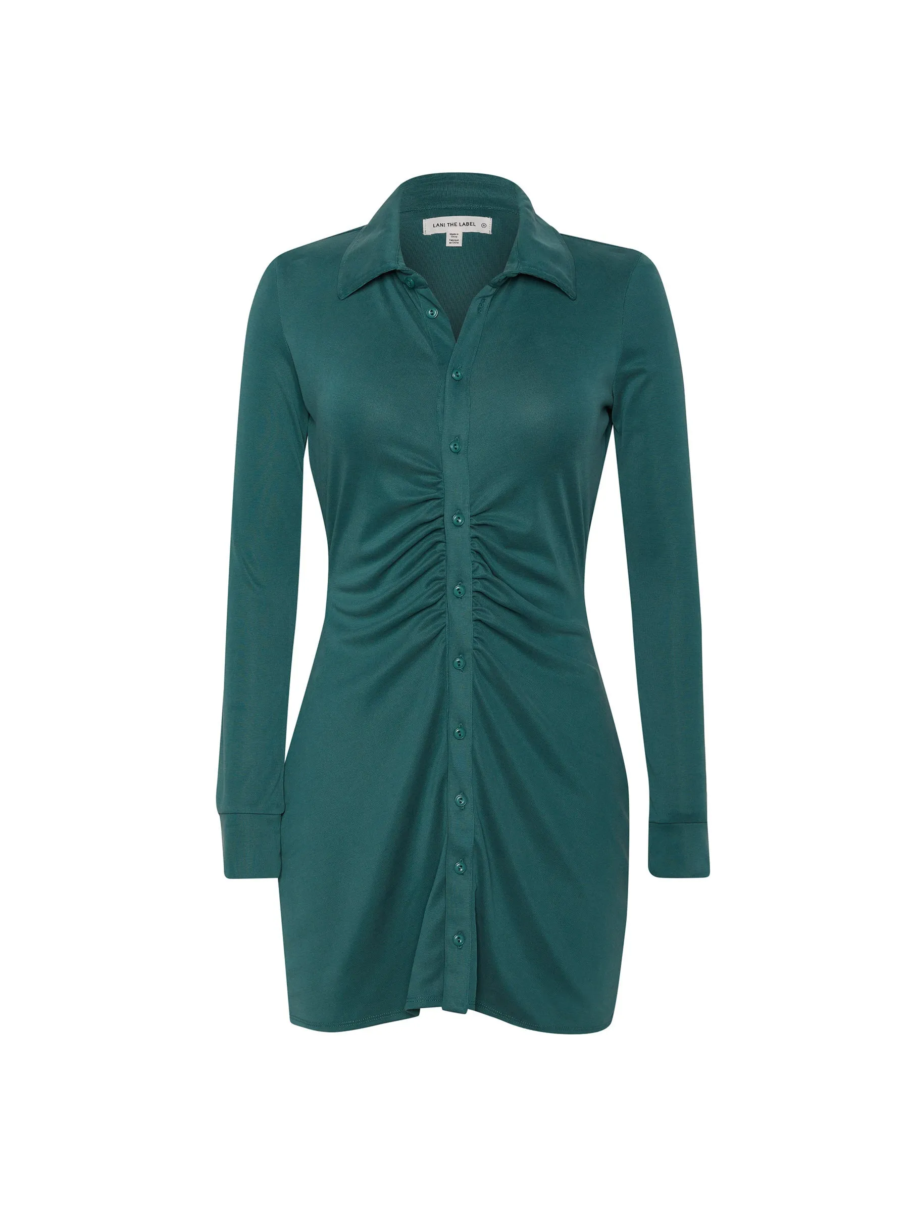 Kelsey Ruched Mini Dress