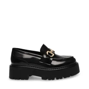 Lando-CN Flat Shoe BLACK LEATHER