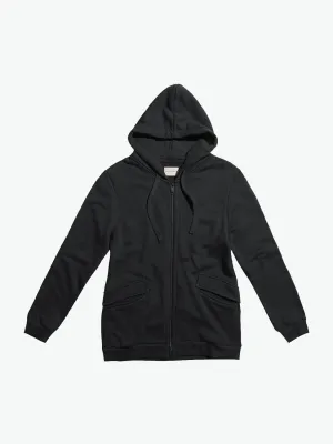 Organic Cotton-Jersey Hoodie Meteorite Grey