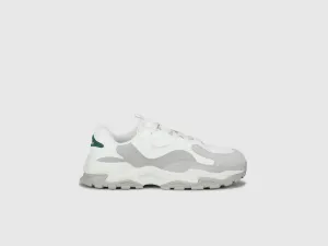 Perforations Lace-Up Chunky Athletic Sneakers