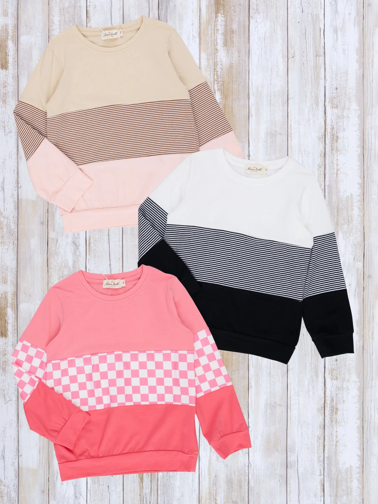 Pre-Teen Colorblock Crewneck Shirt