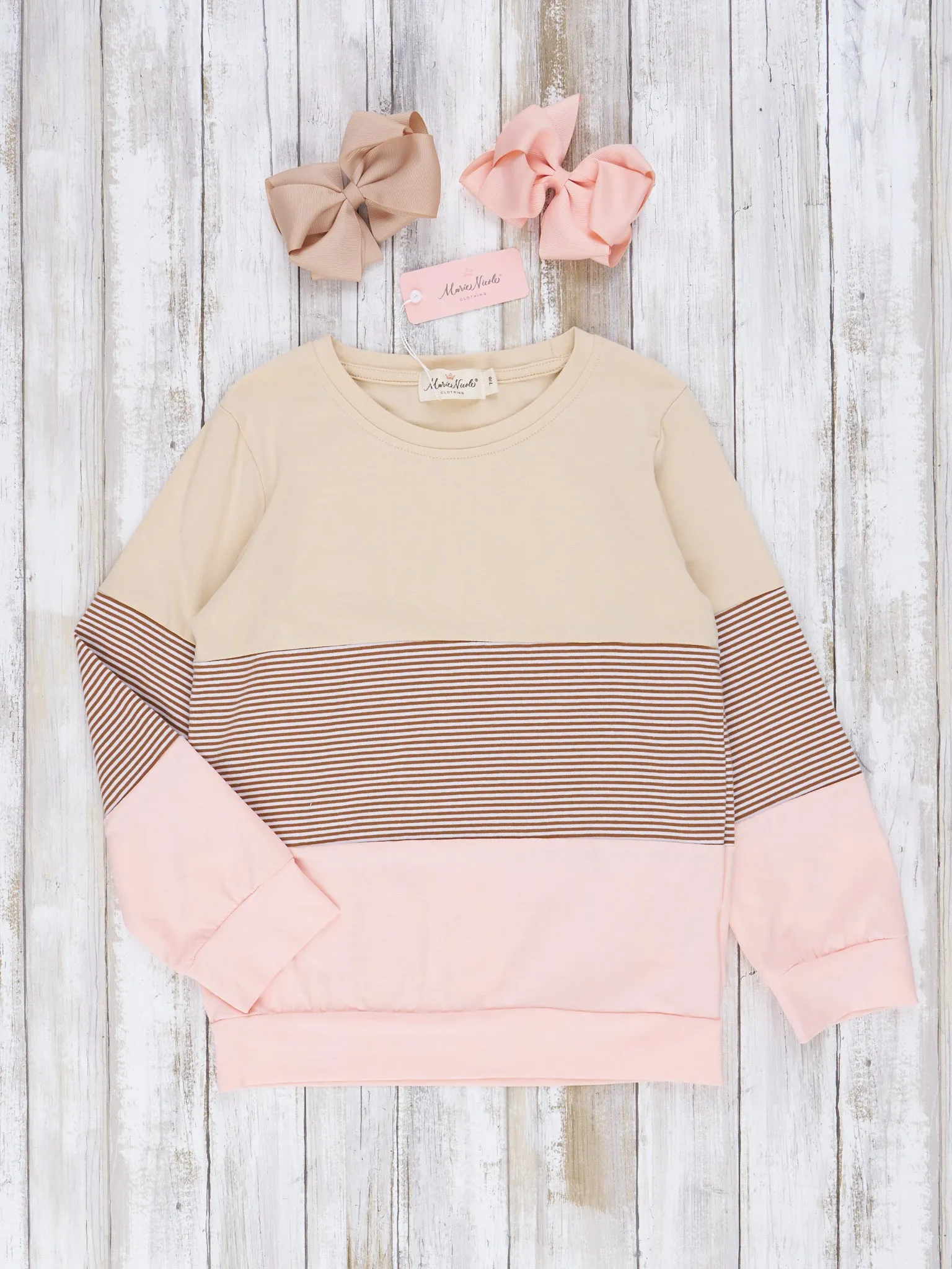 Pre-Teen Colorblock Crewneck Shirt