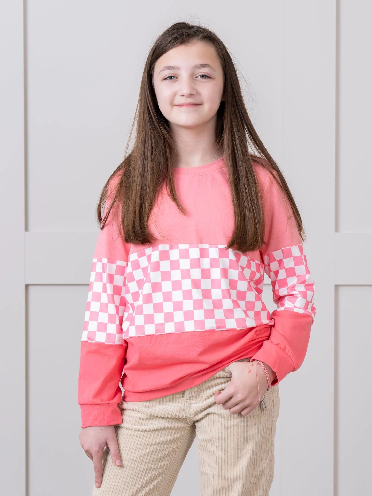 Pre-Teen Colorblock Crewneck Shirt