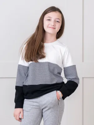 Pre-Teen Colorblock Crewneck Shirt