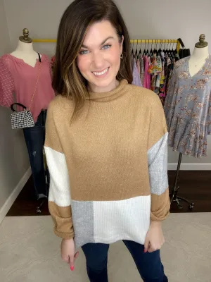 SALE! Breck Color Block Sweater