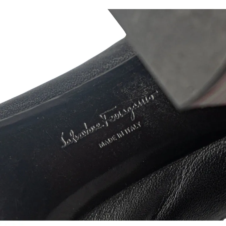 Salvatore Ferragamo Vara Bow Block Heel Pumps