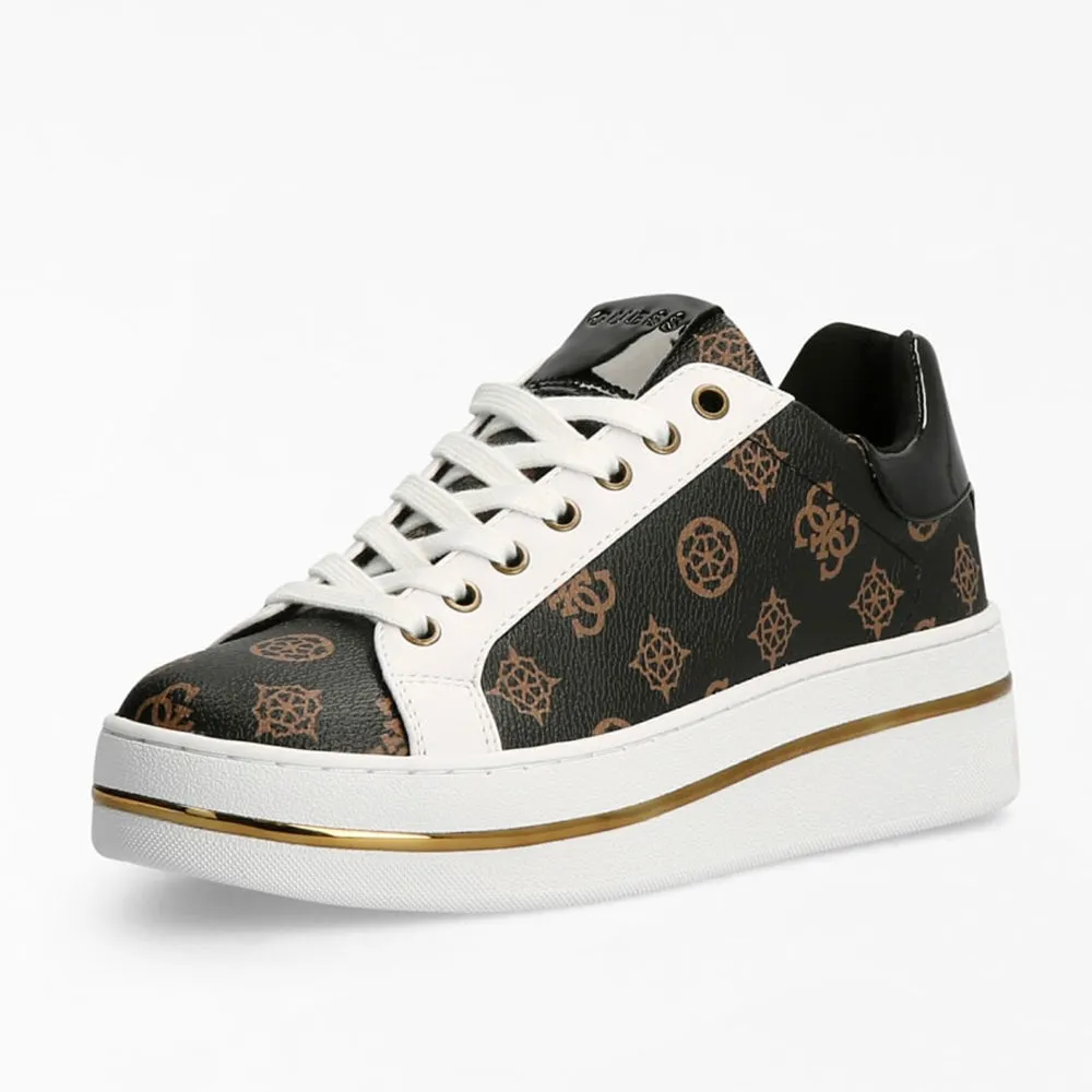 Scarpe Donna GUESS Sneakers Linea Nelsa Colore Marrone