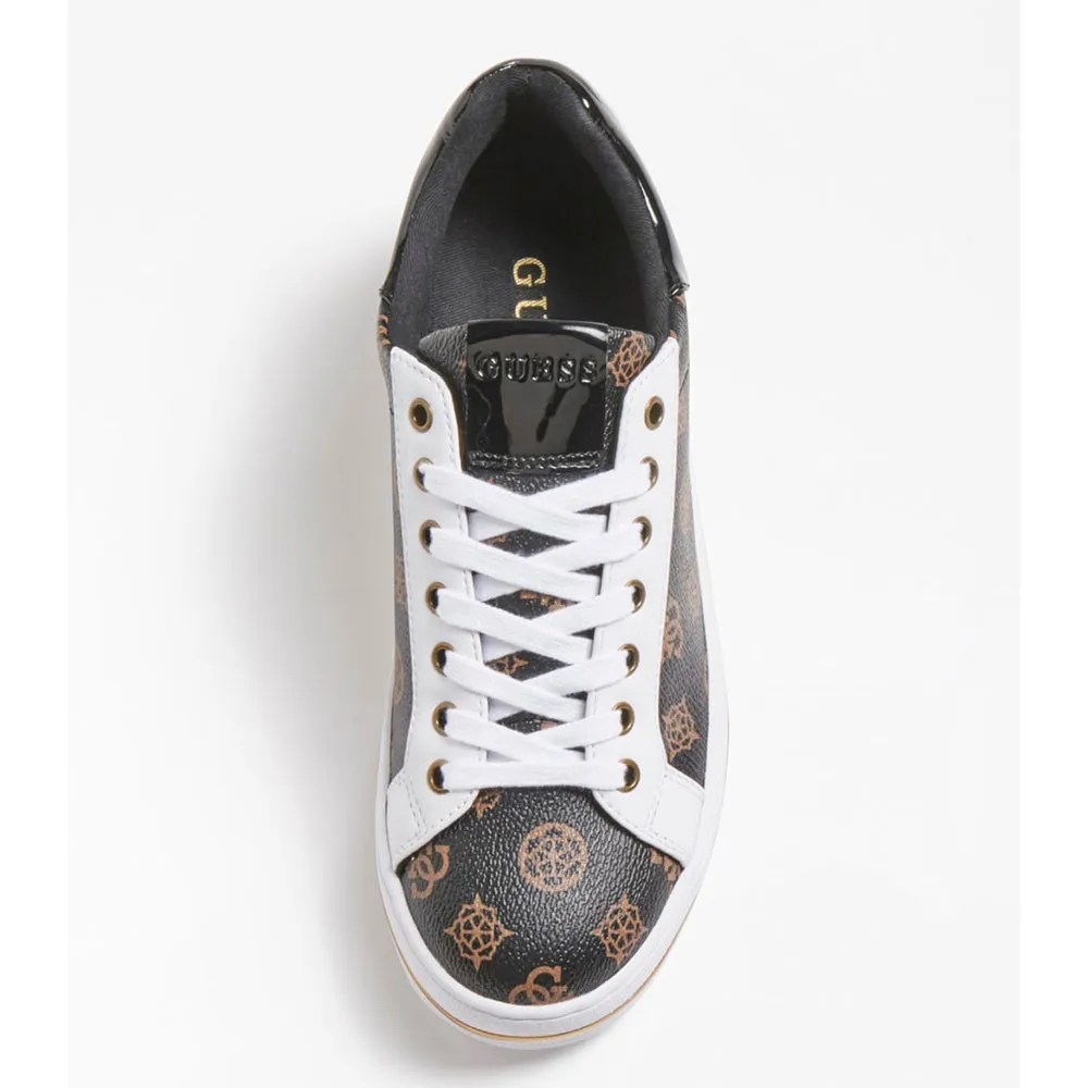 Scarpe Donna GUESS Sneakers Linea Nelsa Colore Marrone