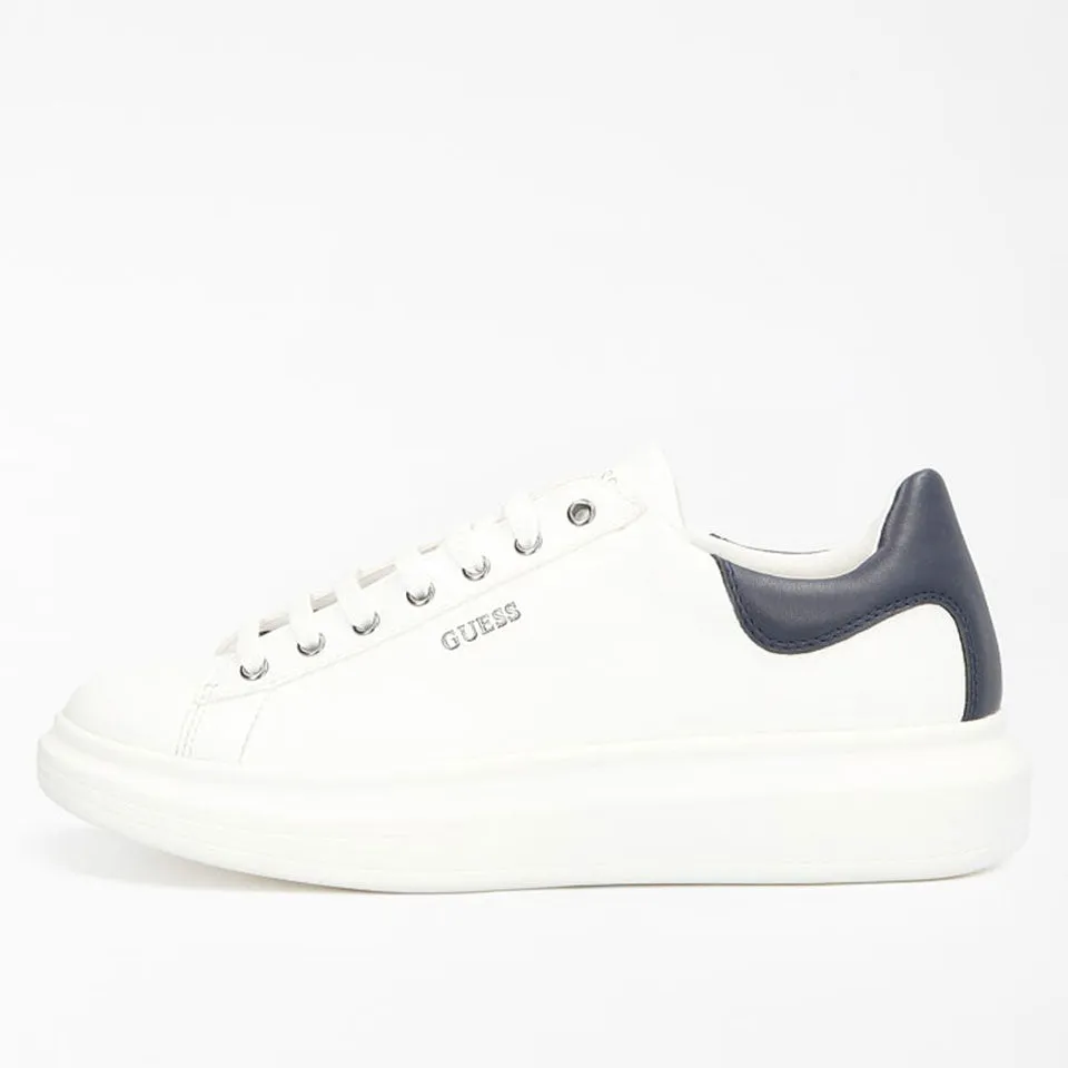 Scarpe Uomo GUESS Sneakers di colore Bianco e Blu Linea Salerno