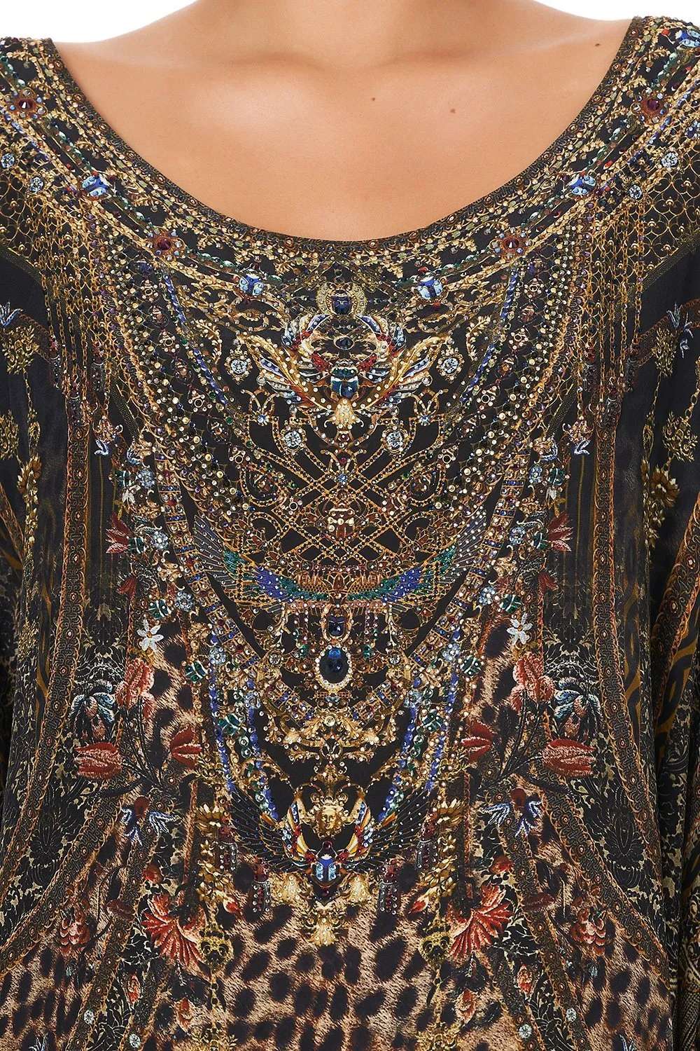 SCOOP BACK HEM DRESS ABINGDON PALACE