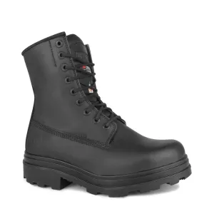 STC Men's 8" Blitz Safety Work Boots | Waterproof Leather, Side-Zip, Steel Toe, Vibram® TC4  Sole, Electric Shock & Puncture Resistant | Sizes 4-14