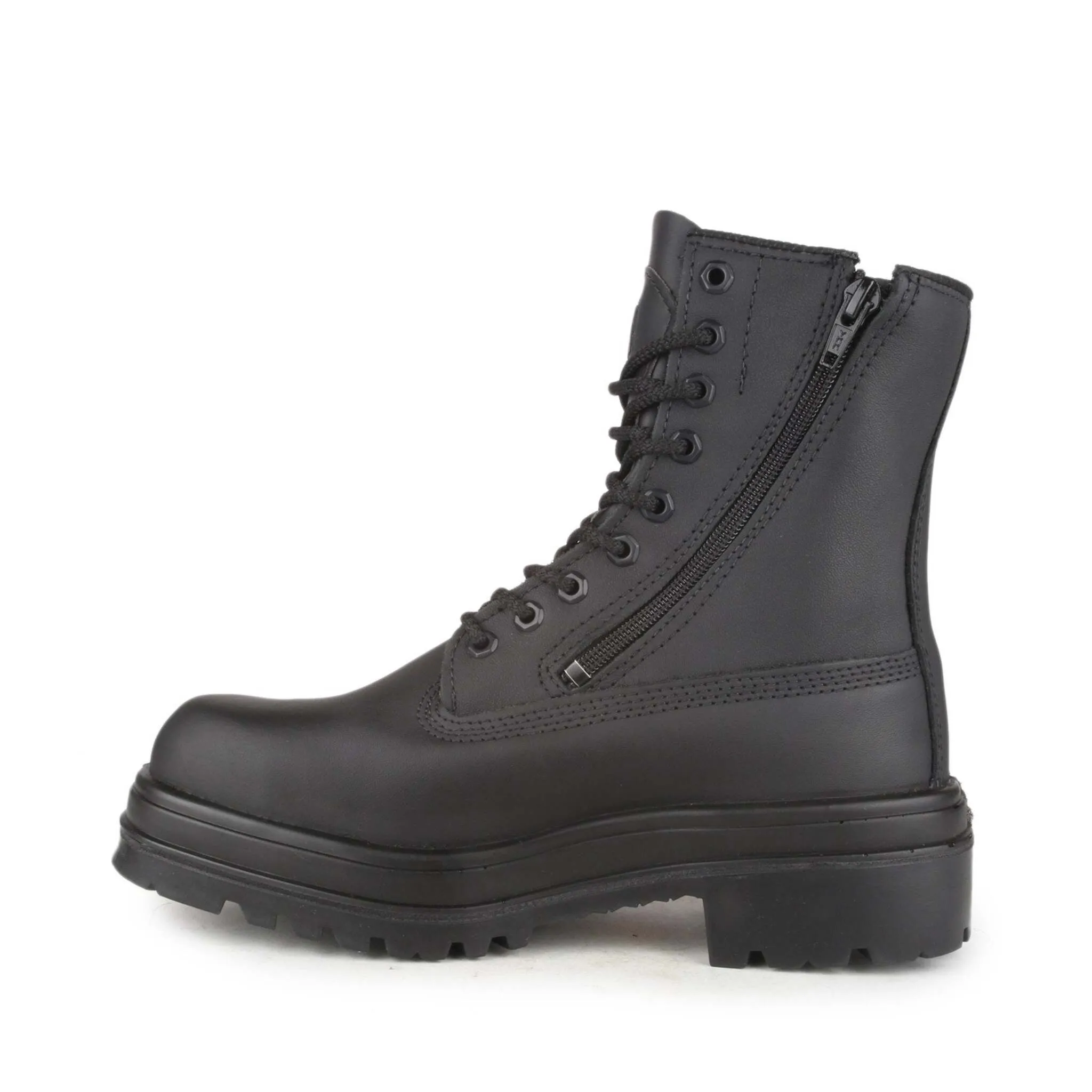 STC Men's 8" Blitz Safety Work Boots | Waterproof Leather, Side-Zip, Steel Toe, Vibram® TC4  Sole, Electric Shock & Puncture Resistant | Sizes 4-14