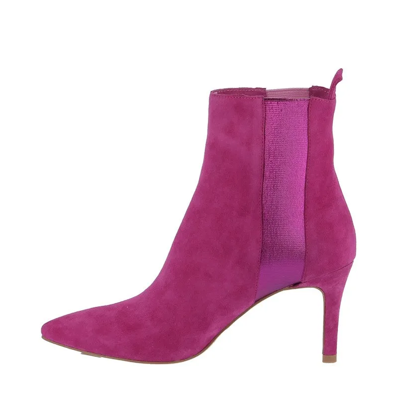 Top End Bryann Fuchsia Suede Stiletto Boot