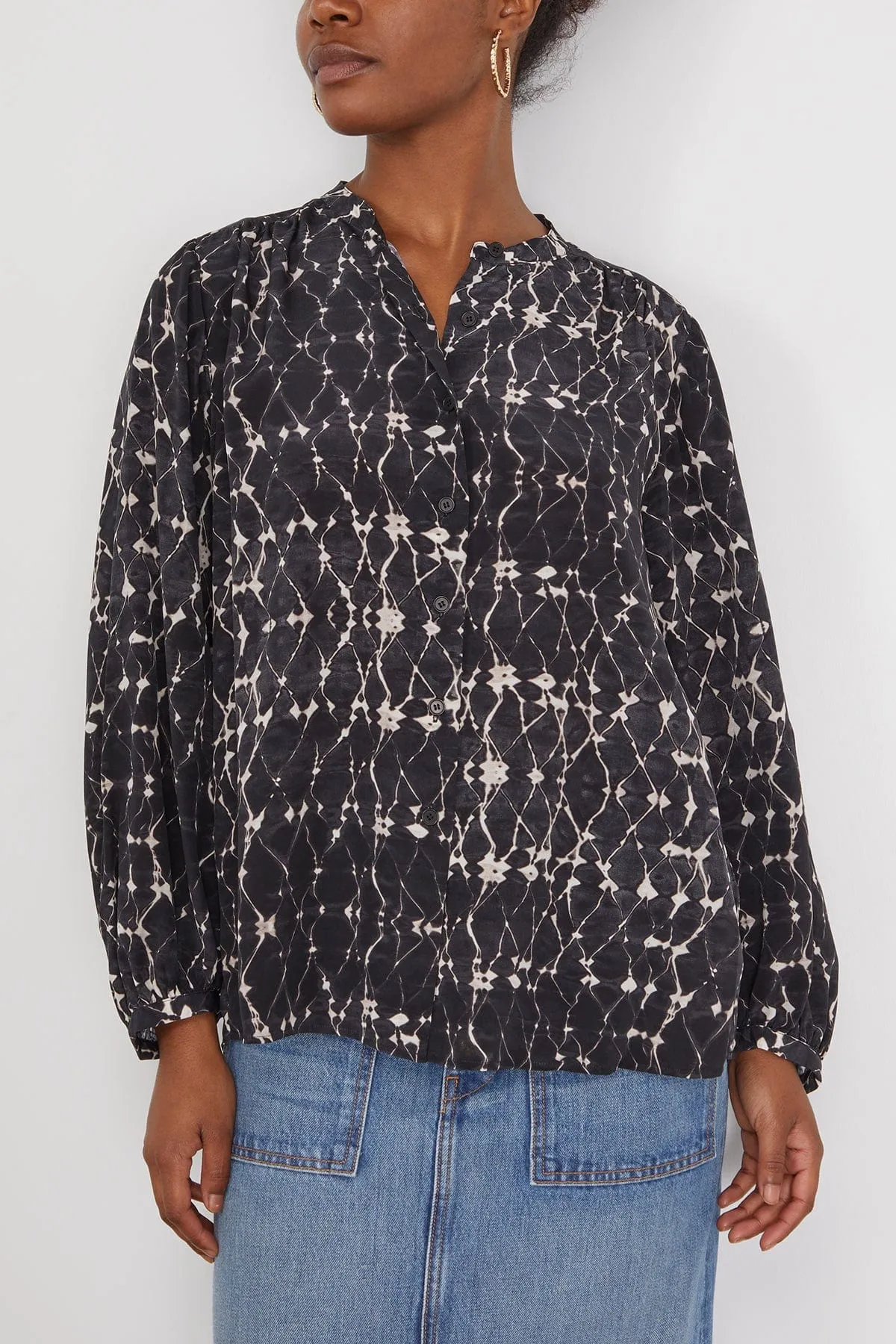 Vanessa Blouse in Charcoal