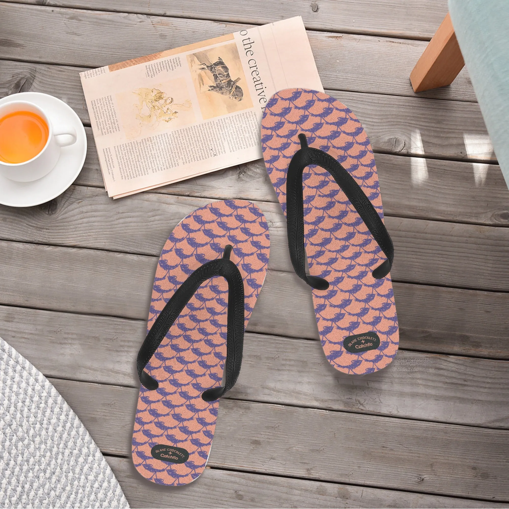Womens Blane Chocklett   Catchflo Game Changer Flip Flops