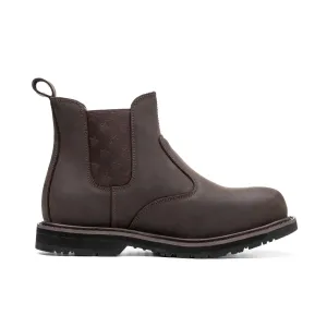 Women's Steel Toe Chelsea Boots - Rubber Sole | H003
